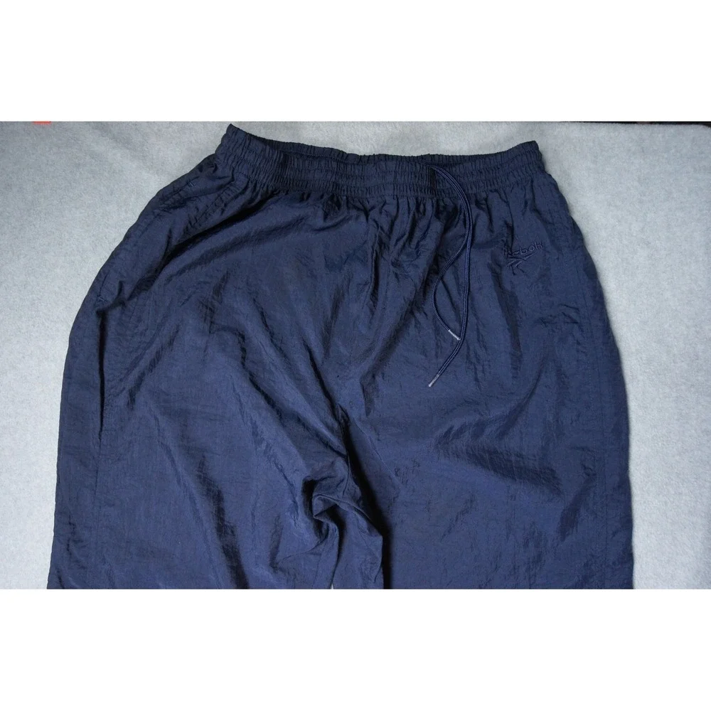 Vintage Reebok Pants Mens XL Blue Windbreaker 90s Y2K Gorpcore Outdoors Adult